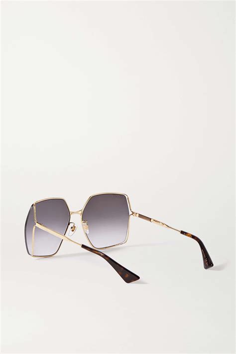 Gucci eyewear hexagonal frame glasses